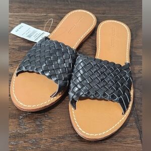 Sandals black/brown. Size 9/10. New with tags. Bloomingdale's